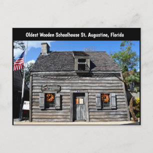 Oldest Wooden Schoolhouse Briefkaart