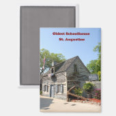 Oldest Wooden Schoolhouse Magneet (Voorkant / Achterkant)