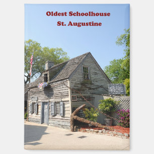 Oldest Wooden Schoolhouse Magneet