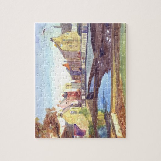 Oldgate Bridge, Morpeth Jigzaag Puzzle Legpuzzel (Verticaal)