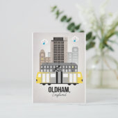 Oldham Briefkaart (Staand voorkant)
