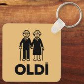 Oldi Verjaardag Sleutelhanger (Achterkant)