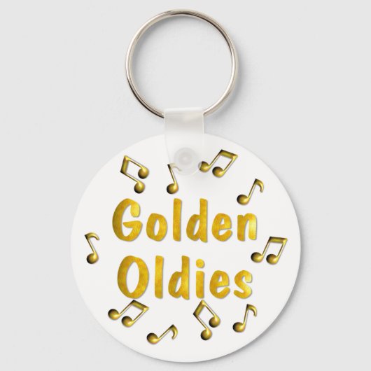 Oldies Music Sleutelhanger (Voorkant)