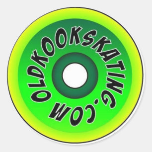 oldkookwielsticker ronde sticker