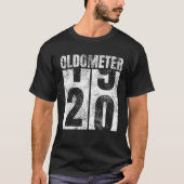Oldometer 19-20 jaar oude Man vrouw 20T T-shirt (Voorkant)