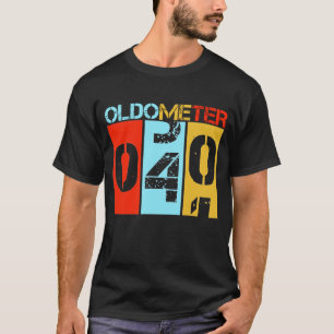 Oldometer 40ste verjaardag legende sinds 1981 t-shirt