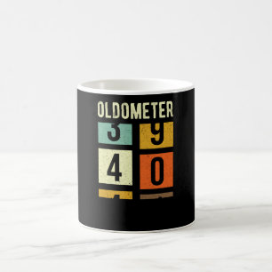 Oldometer 40th Birthday Gift Koffiemok