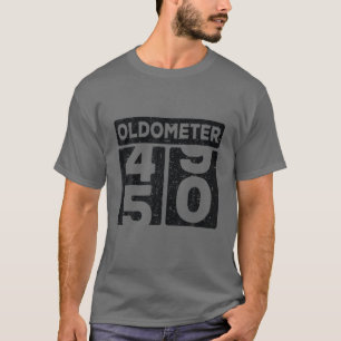 Oldometer 49-50 jaar oude Funny 50th Birthday Mann T-shirt