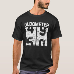 Oldometer 50 Geboren in 1975 T-shirt