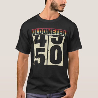 Oldometer 50 jaar oud 50e verjaardag Man W T-shirt