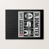 OLDOMETER 50 jaar oud gemaakt in 1971 50e verjaard Legpuzzel (Horizontaal)