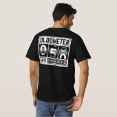 OLDOMETER 50 jaar oud gemaakt in 1971 50e verjaard T-shirt (Achterkant volledig)