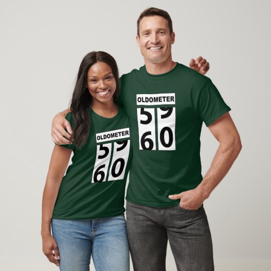 Oldometer 60 t-shirt (Unisex)