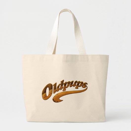 OldPups Grote Tote Bag (Voorkant)