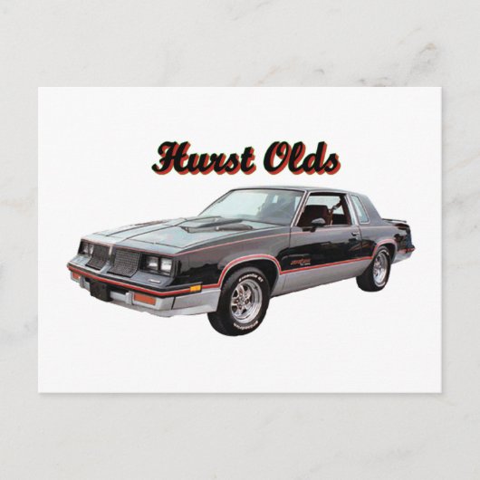Olds:  Hurst Briefkaart (Voorkant)