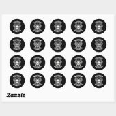 Oldschool Scaffold Builder Ronde Sticker (Vel)