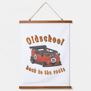 Oldschool Speed - ​Terug naar de roots! Hangend Wandkleed
