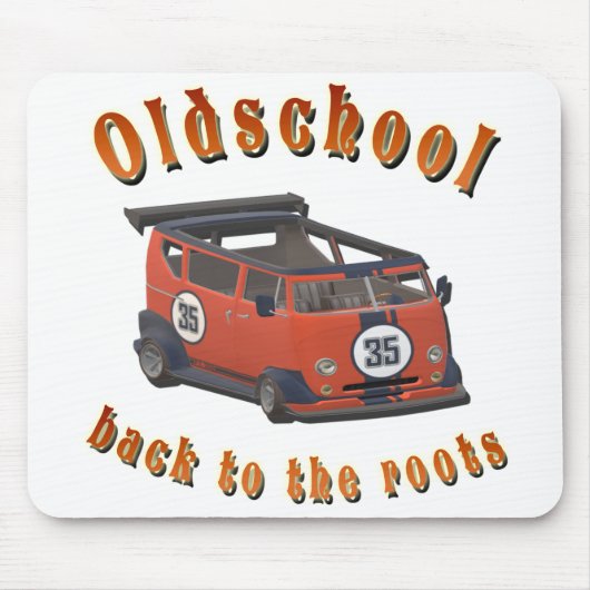 Oldschool Speed - ​Terug naar de roots! Muismat (Voorkant)