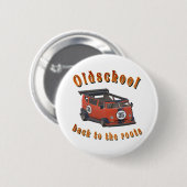Oldschool Speed - Terug naar de roots! Ronde Button 5,7 Cm (Voorkant /achterkant)