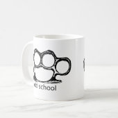 OldSchoolKnucks Koffiemok (Voorkant links)