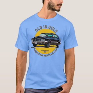 Oldsmobile 442 American Muscle 60s 70s Old is Gold T-shirt