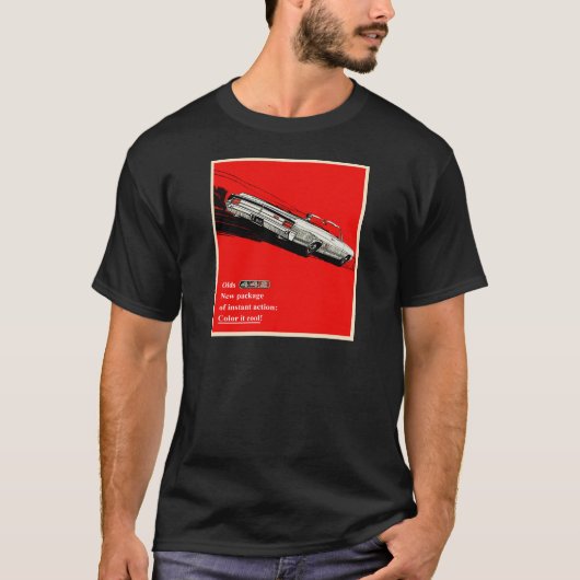 Oldsmobile 442 reclame t-shirt (Voorkant)