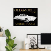 Oldsmobile Golden Rocket Poster (Thuiskantoor)