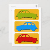 Oldtimer 2cv Ente Ampel Briefkaart (Voorkant / Achterkant)
