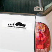 Oldtimer 2cv Franse evolutie Bumpersticker (Op Truck)
