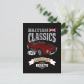 Oldtimer AC Cobra British Beauty Briefkaart (Staand voorkant)