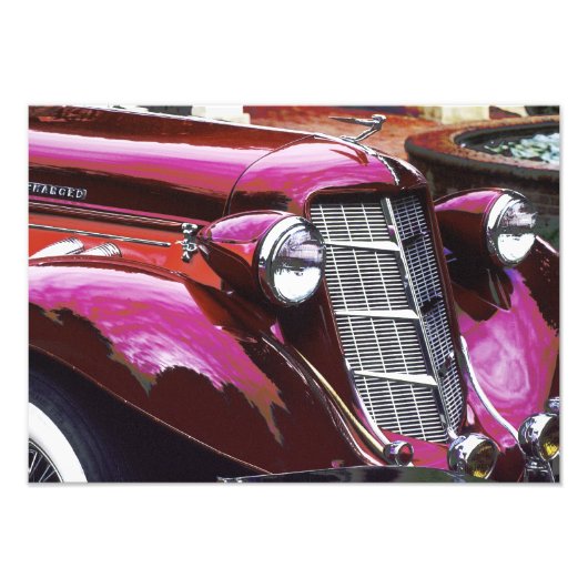 Oldtimer: Auburn Foto Afdruk (Voorkant)