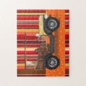 Oldtimer auto legpuzzel (Verticaal)