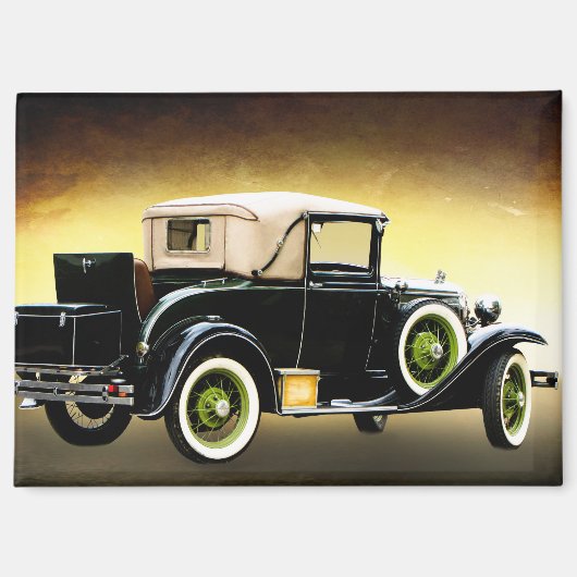 oldtimer auto magneet (Voorkant)