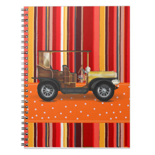 Oldtimer auto notitieboek