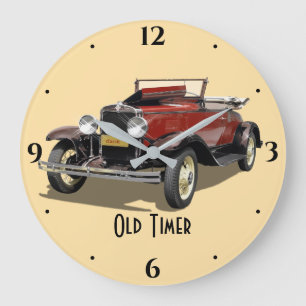 oldtimer autoklok grote klok