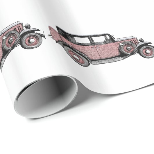 Oldtimer Cadeaupapier (Rol Hoek)