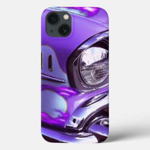 Oldtimer: Chevrolet met brandende motorkap iPhone 13 Hoesje