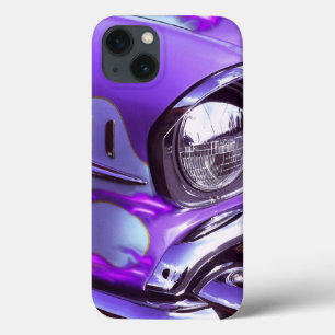 Oldtimer: Chevrolet met brandende motorkap iPhone 13 Hoesje