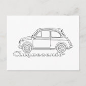 Oldtimer Cinquecento Der PUCH 500 Briefkaart (Voorkant)