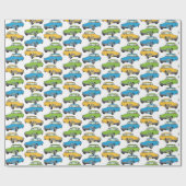 Oldtimer Citroen DS 19 Trio Cadeaupapier (Vlak)