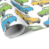 Oldtimer Citroen DS 19 Trio Cadeaupapier (Rol Hoek)