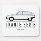 Oldtimer GS Pallas Franse Automotive Innovatie Muismat (Voorkant)