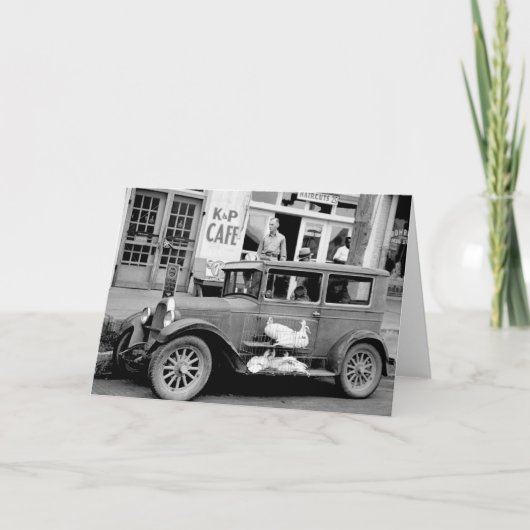 Oldtimer, jaren '30 kaart (Voorkant)