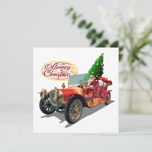 oldtimer kaart (Staand voorkant)