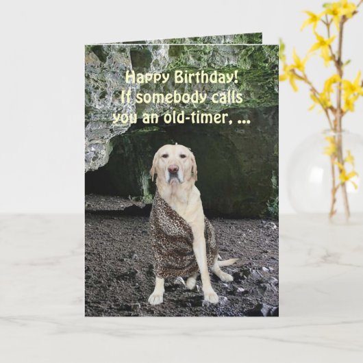  oldtimer kaart (Gele Bloem)