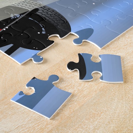 oldtimer legpuzzel (Zijkant)