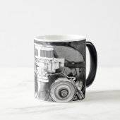 oldtimer magische mok (Voorkant rechts)