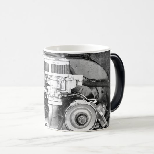 oldtimer magische mok (Voorkant rechts)