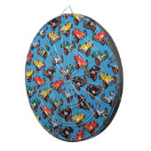 Oldtimer Racende Auto's Dartbord (Voorkant Rechts)