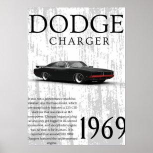 Oldtimer uit 1969 poster